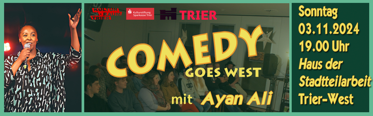 20241103 Comedy goes West:  Ayan Ali